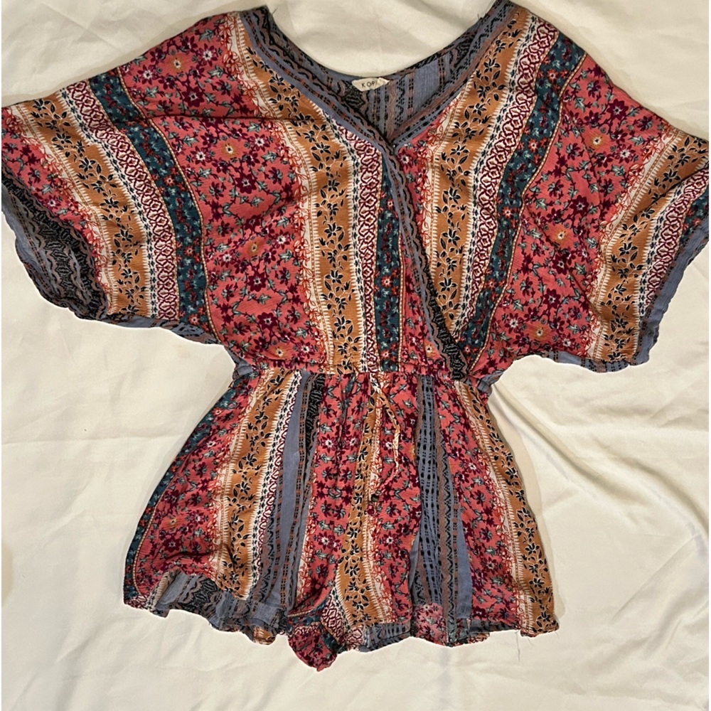Boho short romper